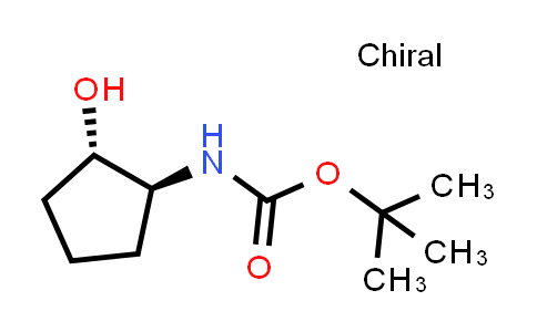CAS No. 145106-43-0, tert-butyl N-[(1S,2S)-2-hydroxycyclopentyl]carbamate