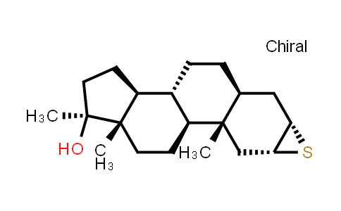 CAS No. 4267-80-5, (1S,2S,4S,6R,8S,11R,12S,15S,16S)-2,15,16-trimethyl-5-thiapentacyclo[9.7.0.02,.0,.012,1]octadecan-15-ol