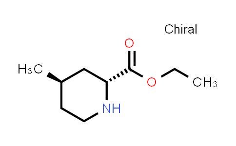 CAS No. 74863-85-7, ethyl (2R,4R)-4-methylpiperidine-2-carboxylate