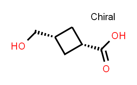 CAS No. 1783662-84-9, Cyclobutanecarboxylic acid, 3-(hydroxymethyl)-, cis-