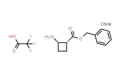 CAS No. 2200580-81-8, benzyl cis-2-aminocyclobutane-1-carboxylate; trifluoroacetic acid