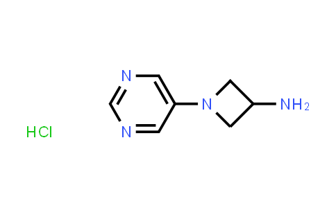 CAS No. 2173991-64-3, 1-(pyrimidin-5-yl)azetidin-3-amine hydrochloride