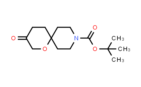 CAS No. 1346229-46-6, tert-butyl 3-oxo-1-oxa-9-azaspiro[5.5]undecane-9-carboxylate