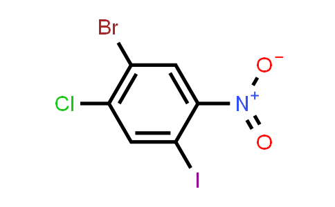 CAS No. 1263377-21-4, 5-Bromo-4-chloro-2-iodonitrobenzene