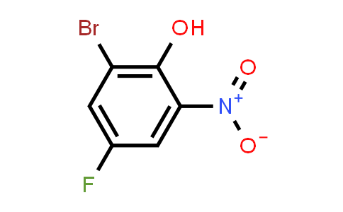 CAS No. 320-75-2, 2-Bromo-4-fluoro-6-nitrophenol