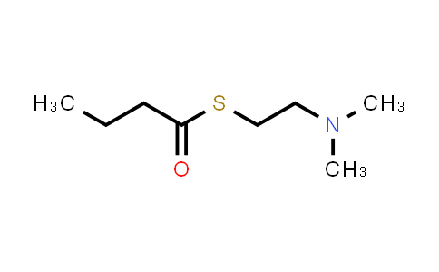 CAS No. 63512-62-9, S-[2-(dimethylamino)ethyl] butanethioate