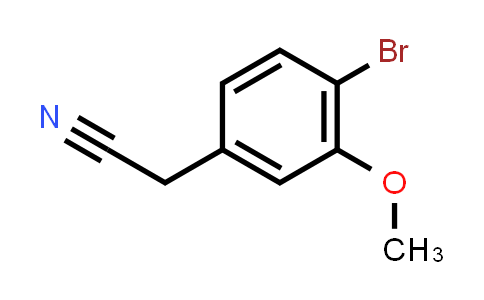 CAS No. 113081-50-8, 2-(4-bromo-3-methoxyphenyl)acetonitrile