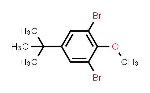 CAS No. 132268-08-7, 1,3-Dibromo-5-(tert-butyl)-2-methoxybenzene