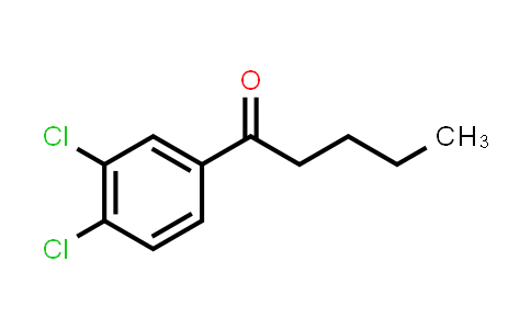 CAS No. 68120-72-9, 1-Pentanone, 1-(3,4-dichlorophenyl)-
