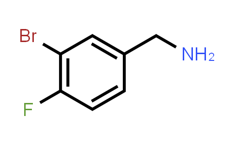 CAS No. 388072-39-7, Benzenemethanamine, 3-bromo-4-fluoro-