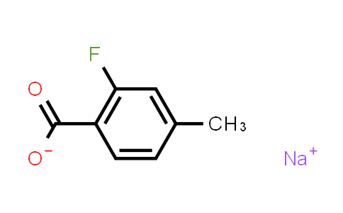 CAS No. 1708942-19-1, Sodium 2-fluoro-4-methylbenzoate