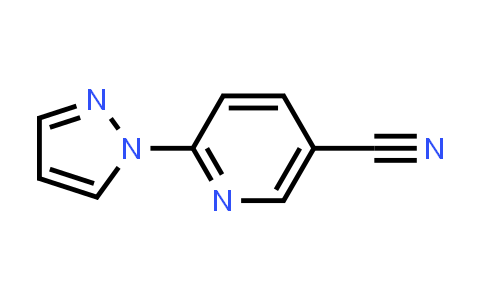 CAS No. 956568-52-8, 6-(1H-吡唑-1-基)烟酰腈