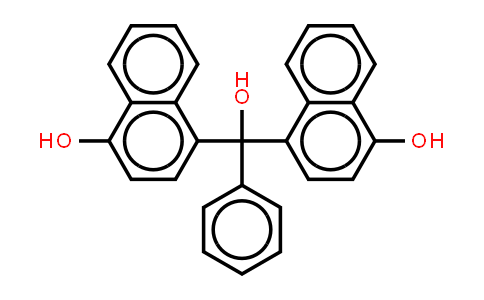 CAS No. 6948-88-5, 4-hydroxy-α-(4-hydroxynaphthyl)-α-phenylnaphthalene-1-methanol