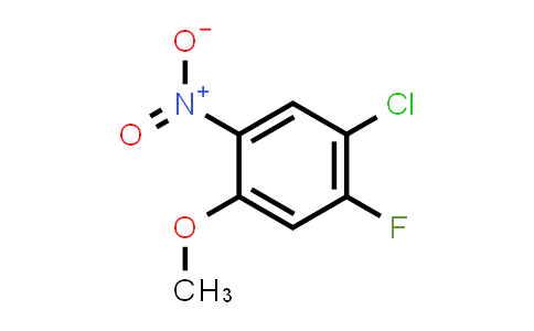 CAS No. 1089280-66-9, 1-Chloro-2-fluoro-4-Methoxy-5-nitrobenzene
