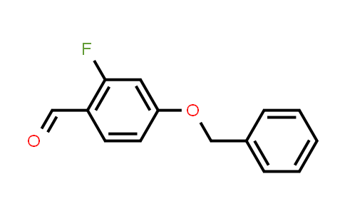 CAS No. 504414-32-8, Benzaldehyde, 2-fluoro-4-(phenylmethoxy)-