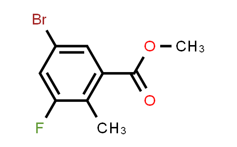 CAS No. 1805501-44-3, methyl 5-bromo-3-fluoro-2-methylbenzoate