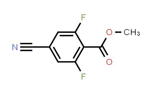 CAS No. 1376259-20-9, Methyl 4-cyano-2,6-difluorobenzoate