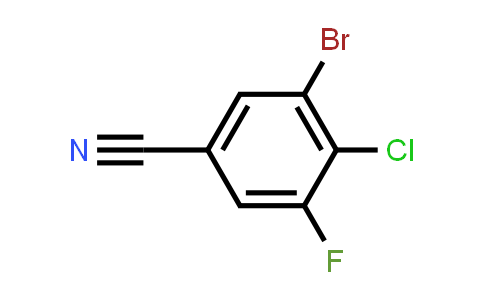 CAS No. 1357944-86-5, 3-Bromo-4-chloro-5-fluorobenzonitrile