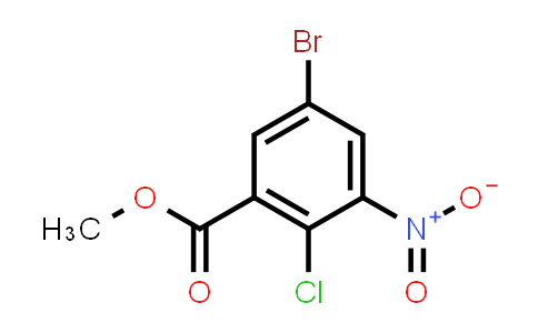 CAS No. 124371-59-1, Methyl 5-bromo-2-chloro-3-nitrobenzoate