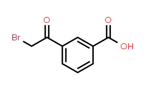 CAS No. 62423-73-8, Benzoic acid, 3-(bromoacetyl)-