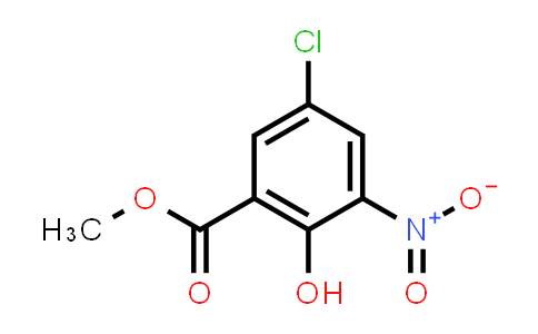 CAS No. 5043-79-8, methyl 5-chloro-2-hydroxy-3-nitrobenzoate