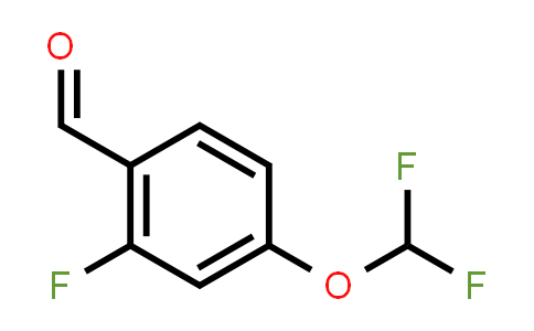 CAS No. 1214358-05-0, 4-(Difluoromethoxy)-2-fluorobenzaldehyde