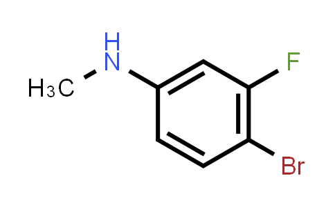 CAS No. 1233513-02-4, N-methyl-4-bromo-3-fluoroaniline