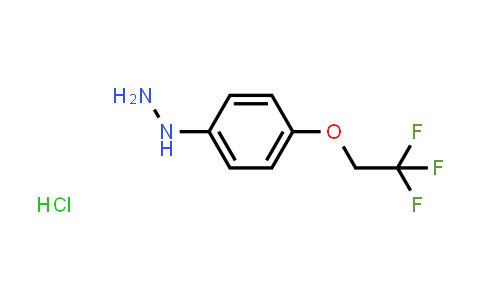 CAS No. 115171-04-5, 1-(4-(2,2,2-trifluoroethoxy)phenyl)hydrazine hydrochloride