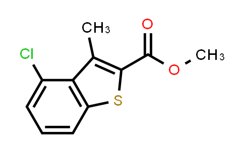 CAS No. 1415968-73-8, methyl 4-chloro-3-methylbenzo[B]thiophene-2-carboxylate