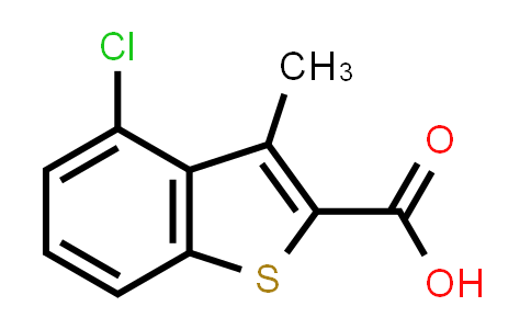 CAS No. 66490-31-1, 4-chloro-3-methylbenzo[B]thiophene-2-carboxylic acid
