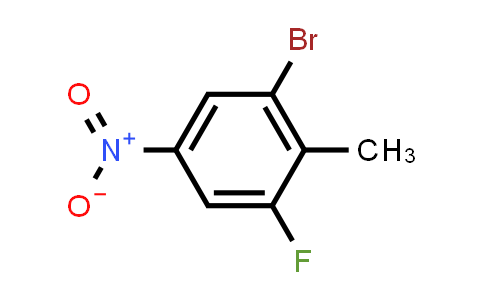 CAS No. 207110-34-7, 1-Bromo-3-fluoro-2-methyl-5-nitrobenzene