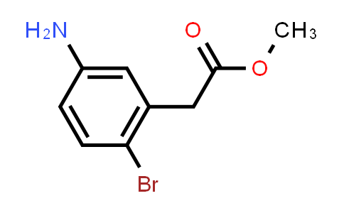 CAS No. 1261762-89-3, Methyl 5-amino-2-bromophenylacetate