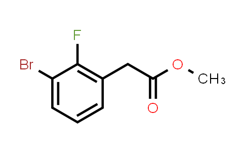 CAS No. 1427451-43-1, Methyl 3-bromo-2-fluorophenylacetate