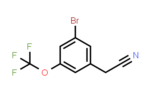 CAS No. 1092461-34-1, 3-bromo-5-(trifluoromethoxy)phenylacetonitrile