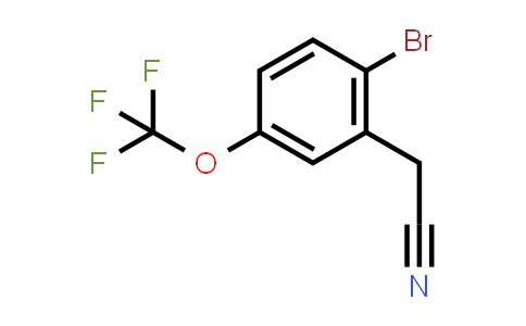 CAS No. 886763-17-3, [2-bromo-5-(trifluoromethoxy)phenyl]acetonitrile