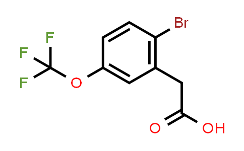 CAS No. 887266-81-1, [2-bromo-5-(trifluoromethoxy)phenyl]acetic acid