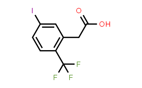 CAS No. 1261778-13-5, 5-iodo-2-(trifluoromethyl)phenylacetic acid