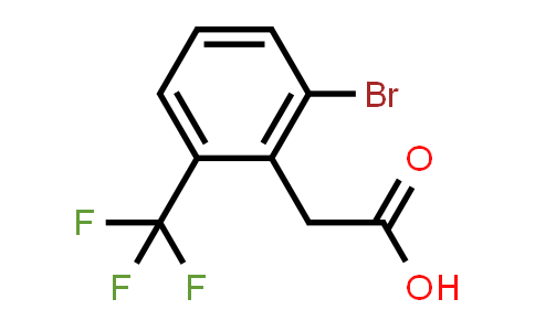 CAS No. 1159512-50-1, 2-bromo-6-(trifluoromethyl)phenylacetic acid
