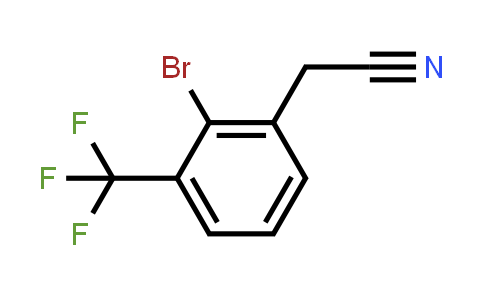 CAS No. 1214339-44-2, 2-bromo-3-(trifluoromethyl)phenylacetonitrile