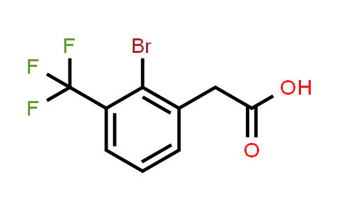 CAS No. 1214327-60-2, 2-bromo-3-(trifluoromethyl)phenylacetic acid