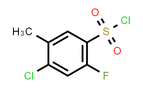 CAS No. 868755-70-8, 4-chloro-2-fluoro-5-methylbenzenesulfonyl chloride