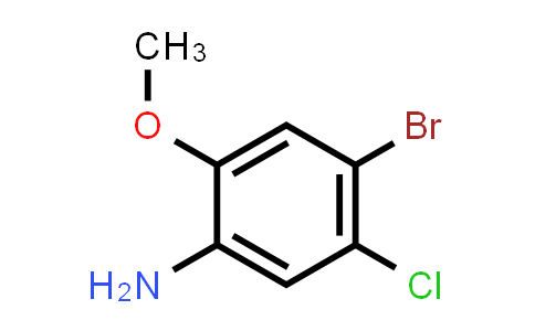 CAS No. 102170-53-6, 4-bromo-3-chloro-6-methoxy aniline
