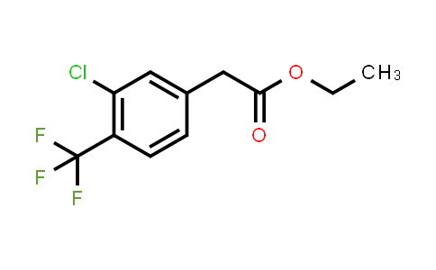 CAS No. 1345037-05-9, Ethyl 3-chloro-4-trifluoromethylphenylacetate