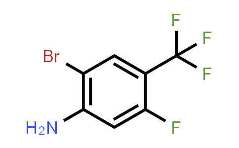 CAS No. 1239463-37-6, 2-Bromo-5-fluoro-4-(trifluoromethyl)aniline