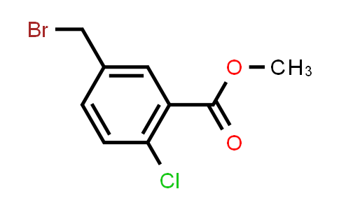 CAS No. 16220-99-8, methyl 5-bromomethyl-2-chlorobenzoate