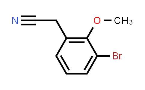 CAS No. 1261602-72-5, 2-(3-bromo-2-methoxyphenyl)acetonitrile