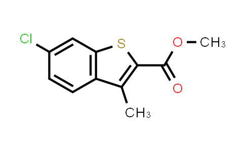 CAS No. 1415968-74-9, Methyl 6-chloro-3-methylbenzo[B]thiophene-2-carboxylate