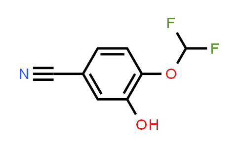 CAS No. 1261823-17-9, 4-(difluoromethoxy)-3-hydroxybenzonitrile
