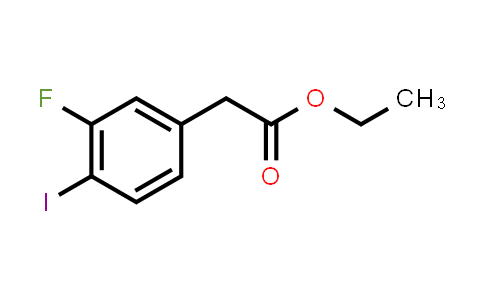 CAS No. 1261606-34-1, ethyl 3-fluoro-4-iodophenylacetate