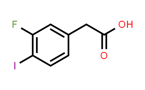 CAS No. 1261874-58-1, 3-fluoro-4-iodophenylacetic acid